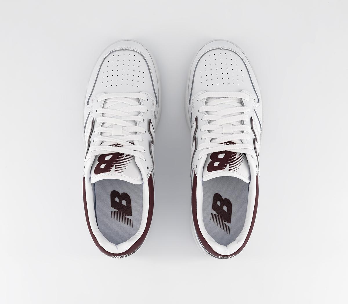 New BalanceBb480 Trainers White Burgundy