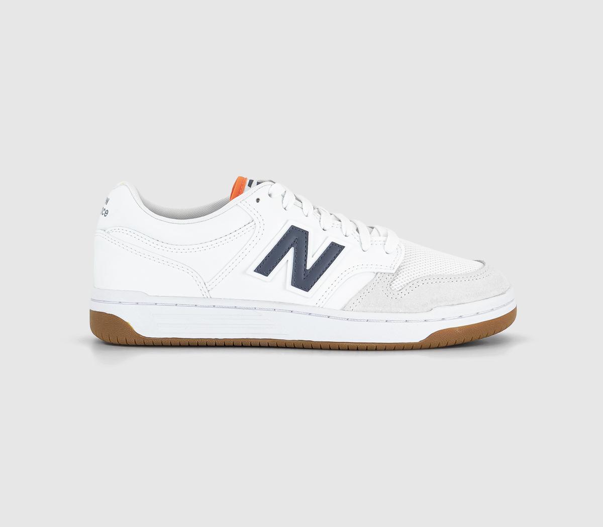 New BalanceBB480 TrainersWhite Navy Gum