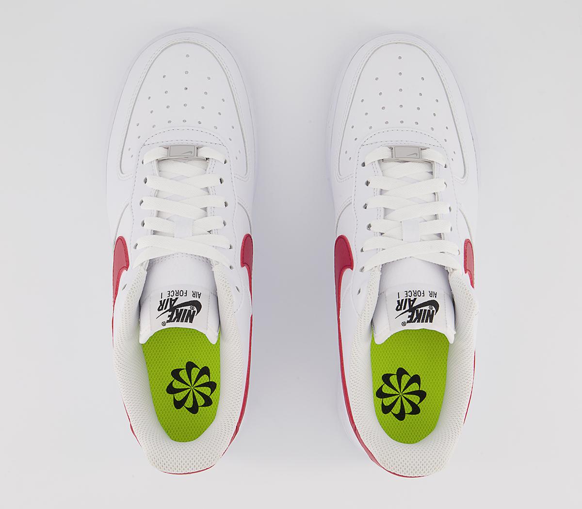 Nike Nike Air Force 1 '07 Next Nature Trainers Nike Nike Air Force 1 '07 Next Nature Trainers White Gym Red Black Metallic Silver