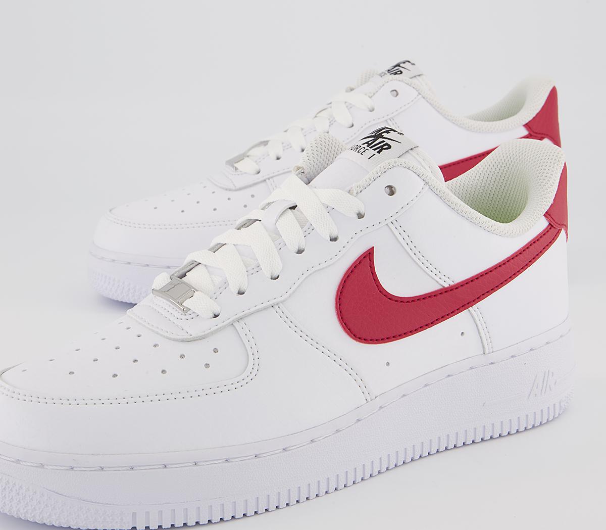 Nike Nike Air Force 1 '07 Next Nature Trainers White Gym Red Black ...