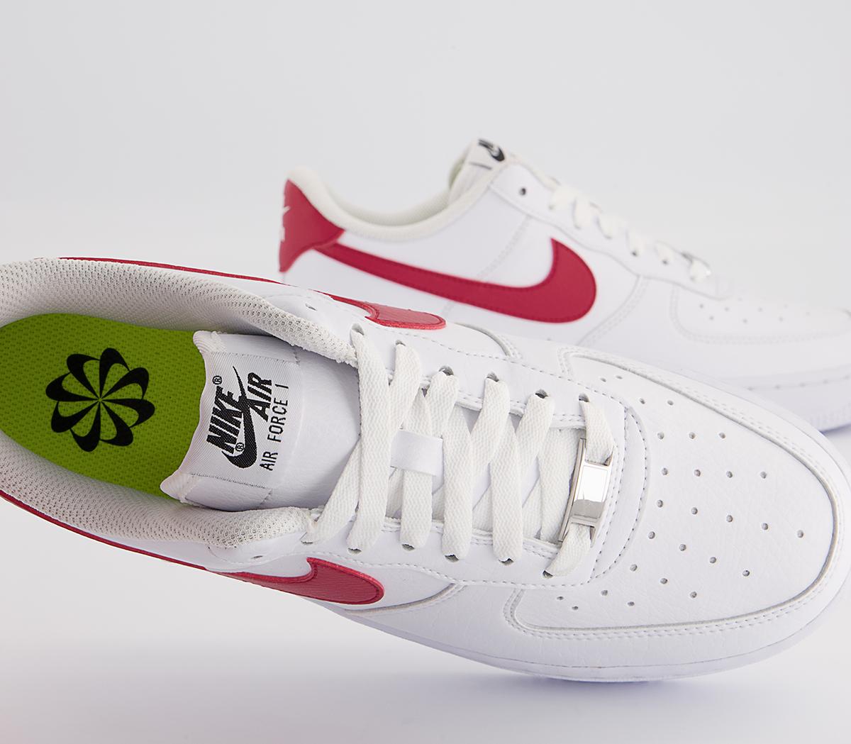 Nike Nike Air Force 1 '07 Next Nature Trainers Nike Nike Air Force 1 '07 Next Nature Trainers White Gym Red Black Metallic Silver