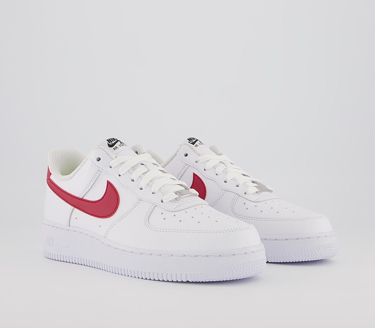 Nike Nike Air Force 1 '07 Next Nature Trainers White Gym Red Black ...