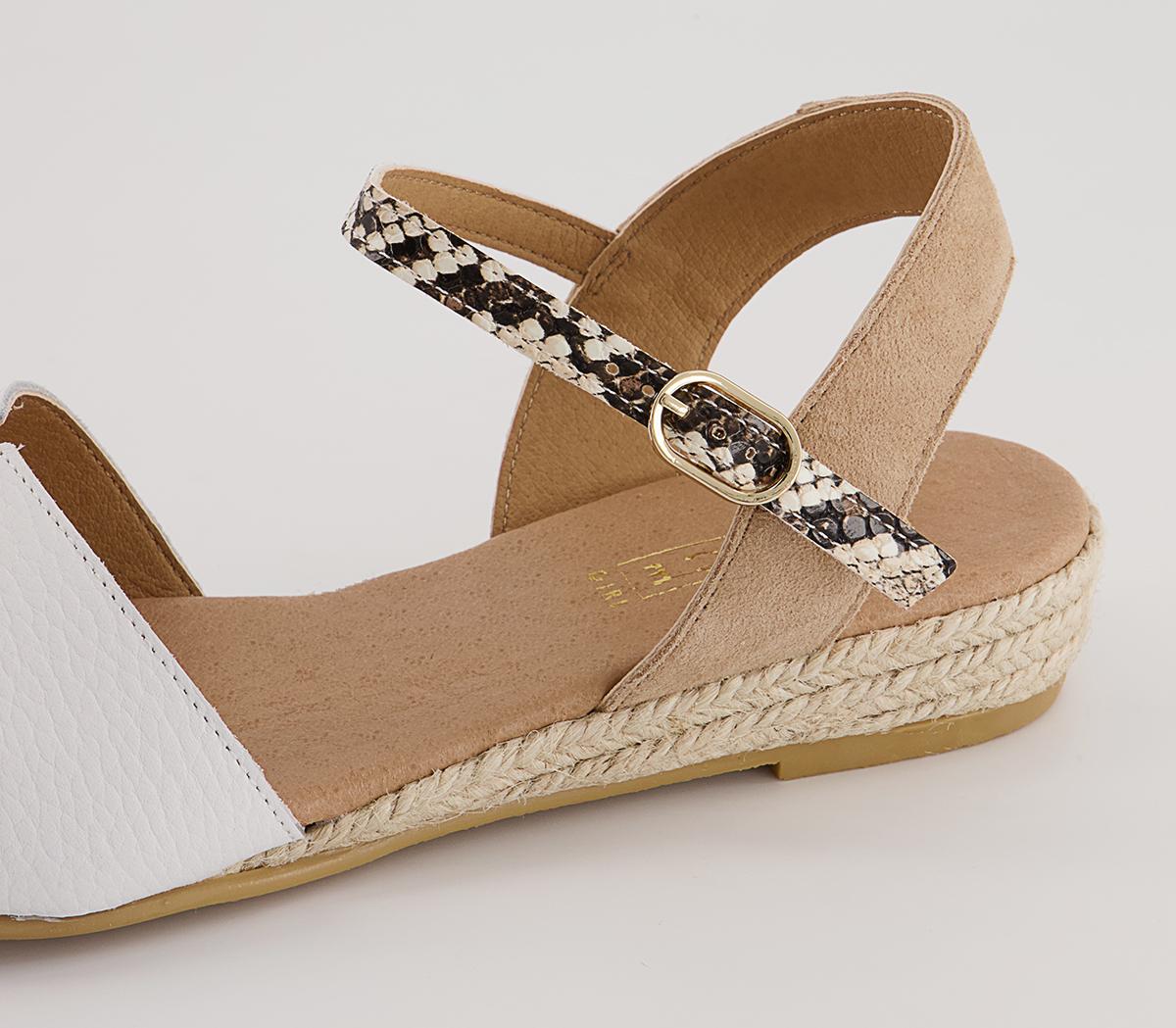 Office Somma Two Part Espadrilles Office Somma Two Part Espadrilles Tan White Mix