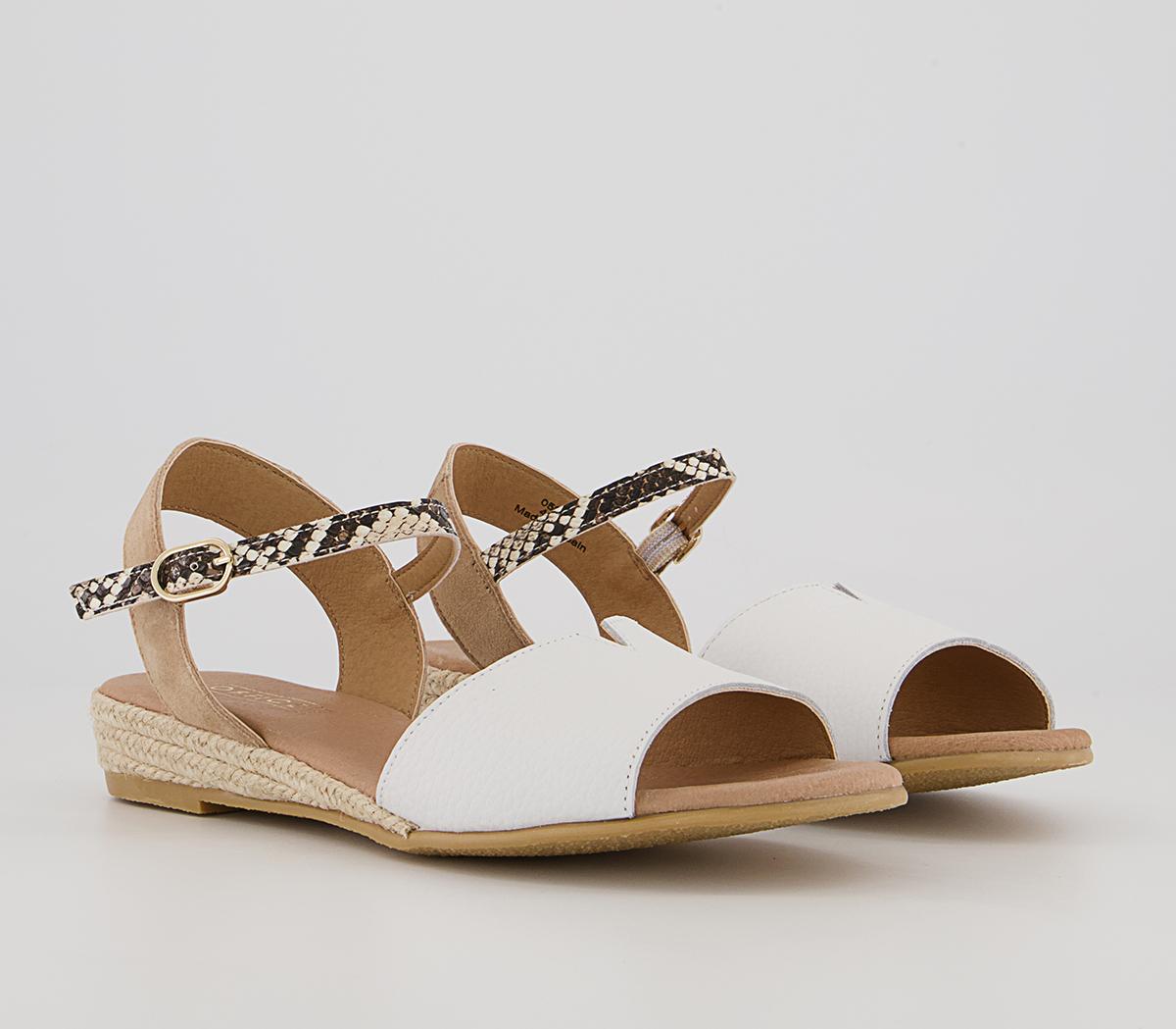 Office Somma Two Part Espadrilles Office Somma Two Part Espadrilles Tan White Mix