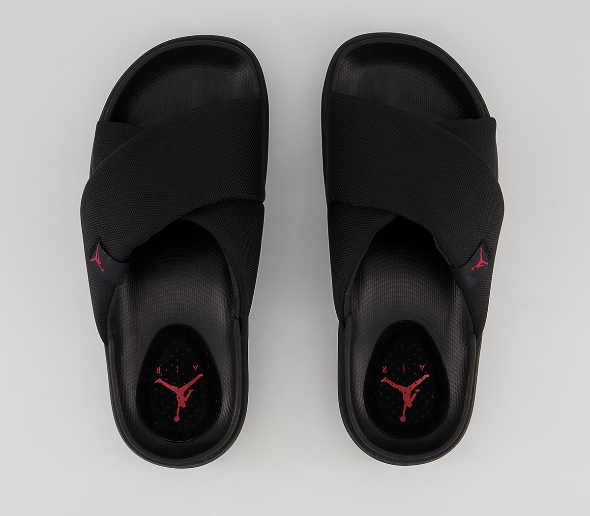 Jordan Jordan Sophia Slide Jordan Jordan Sophia Slide Black Fire Red Black