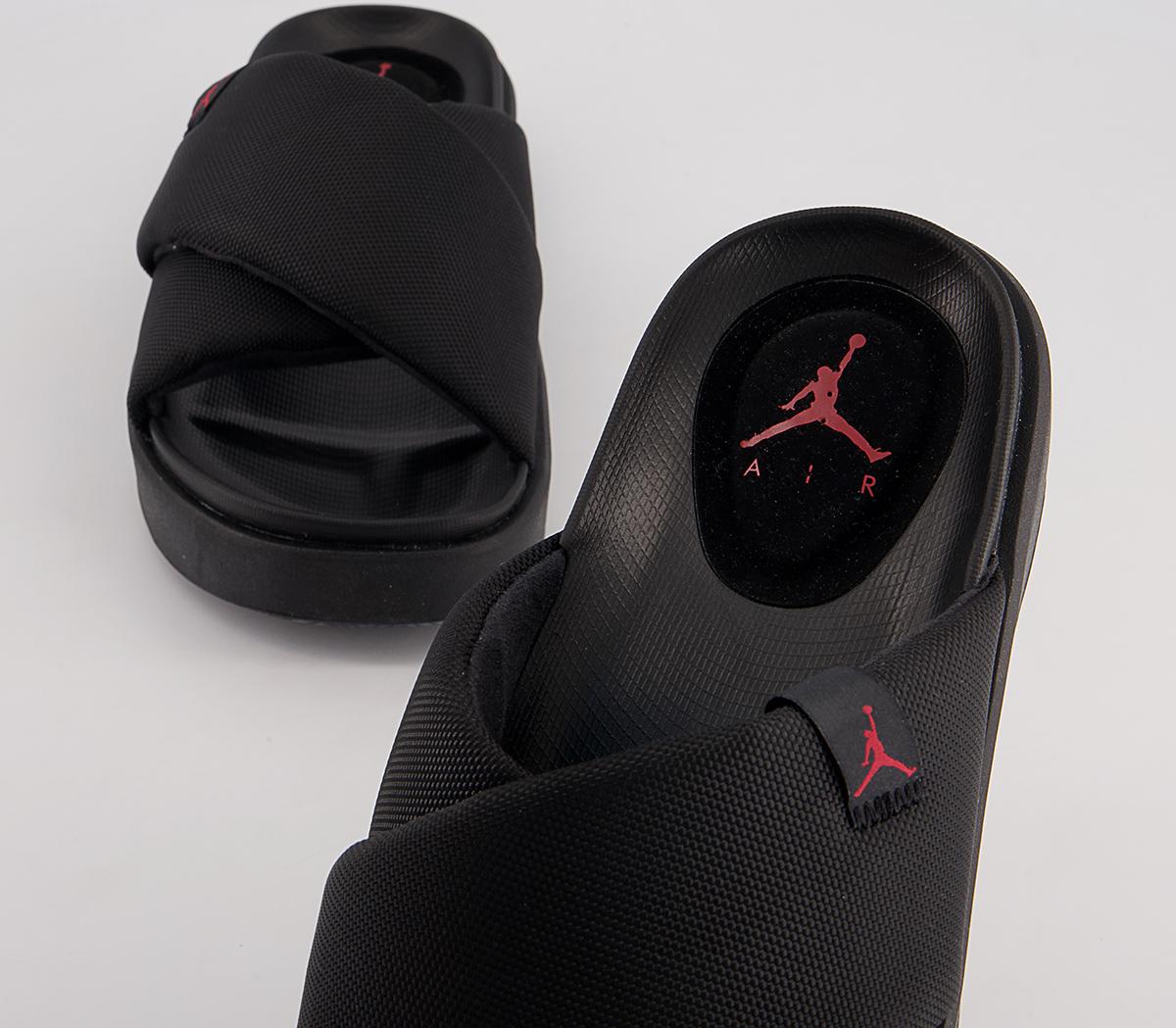 Jordan Jordan Sophia Slide Jordan Jordan Sophia Slide Black Fire Red Black