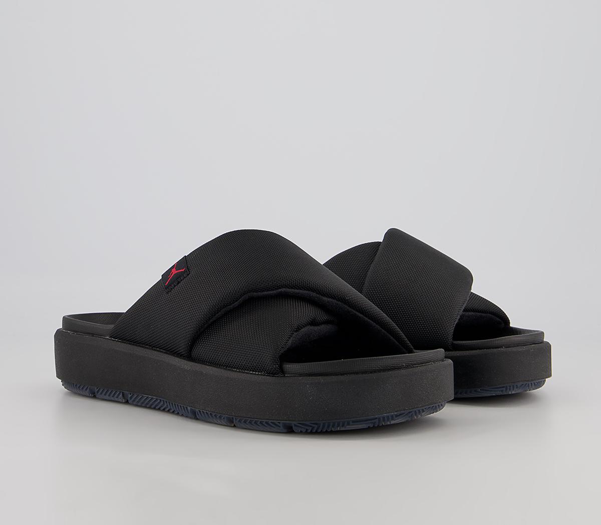 Jordan Jordan Sophia Slide Jordan Jordan Sophia Slide Black Fire Red Black
