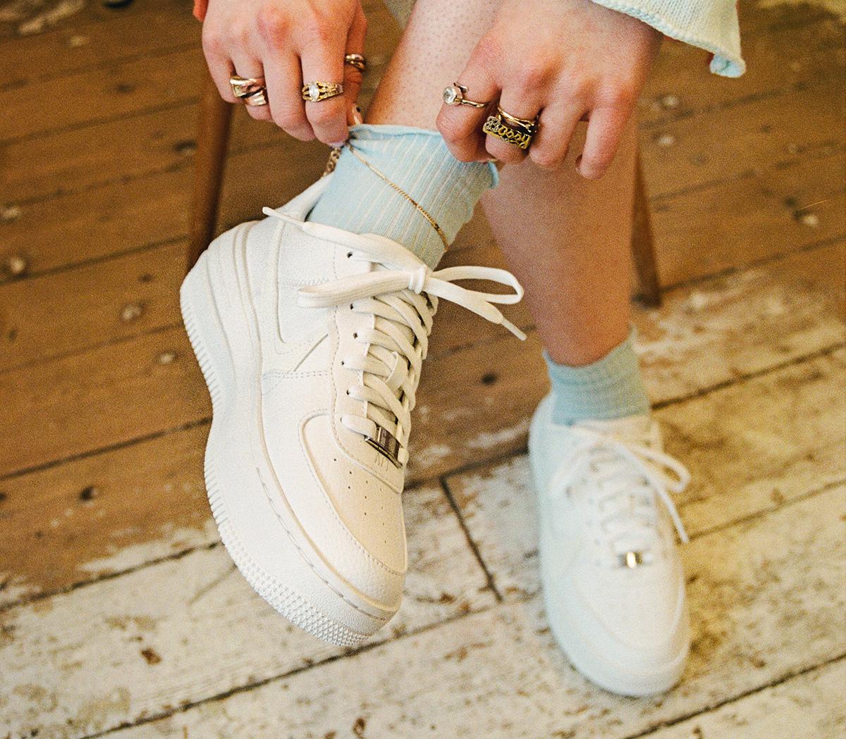 white nike air force 1 for women