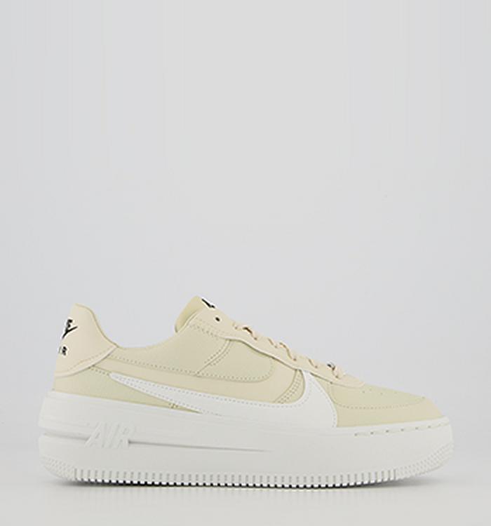 Nike Air Force 1 PLT.AF.ORM Trainers Fossil Sail Summit White Black
