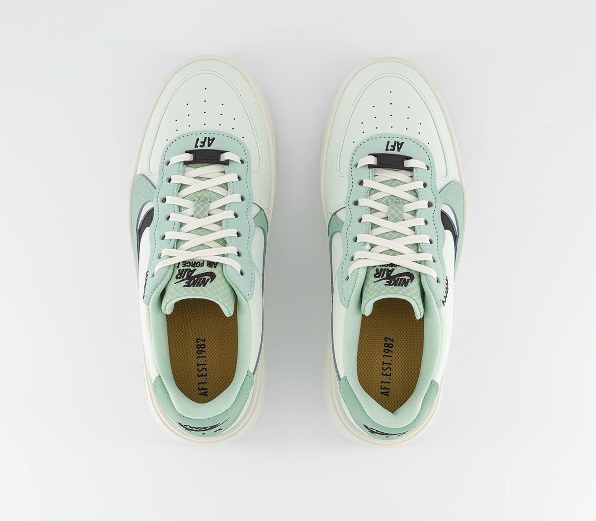 Nike Air Force 1 PLT.AF.ORM Trainers Nike Air Force 1 PLT.AF.ORM Trainers Barely Green Enamel Green Velvet Brown Mint Gold