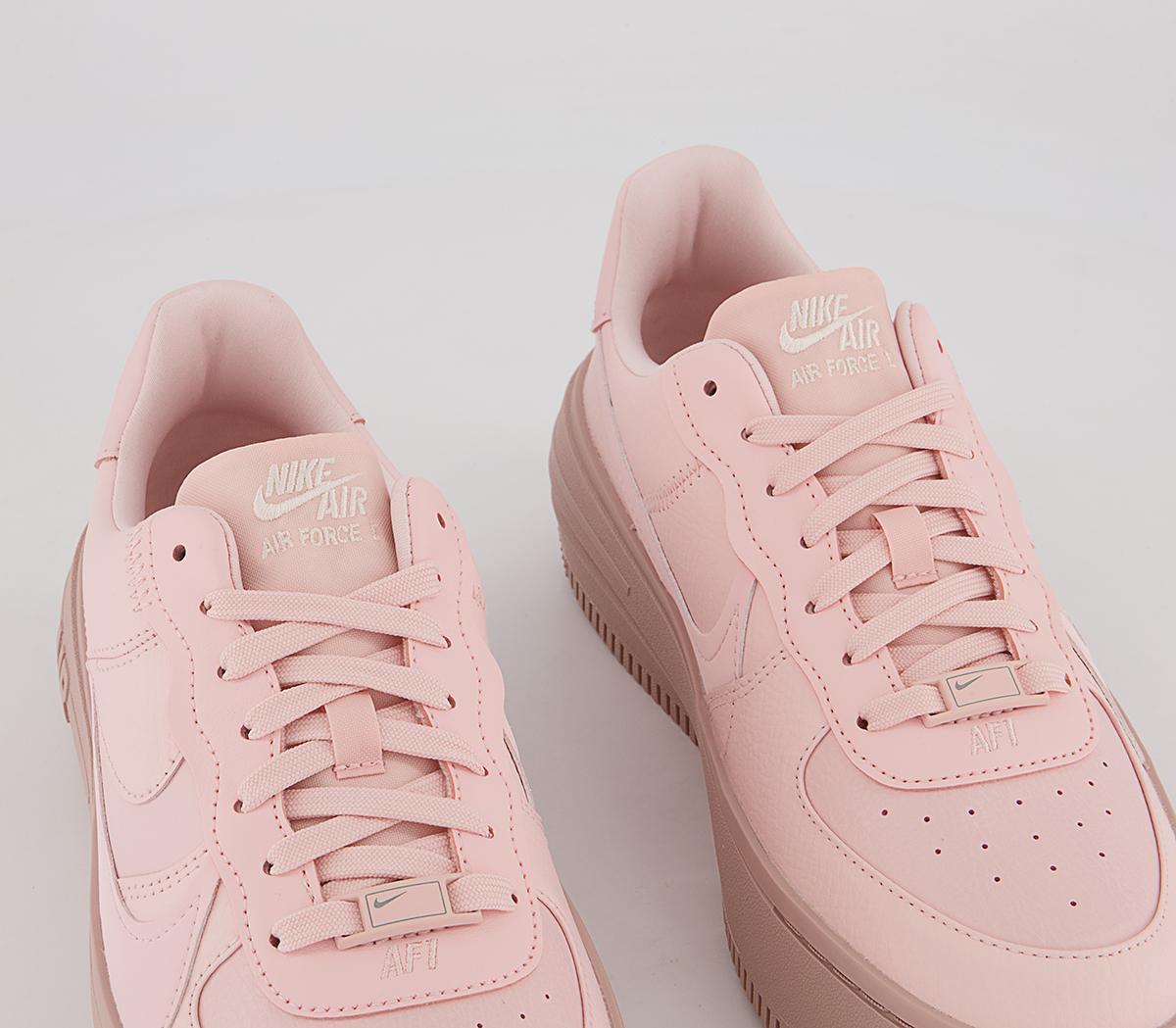Nike Air Force 1 PLT.AF.ORM Trainers Nike Air Force 1 PLT.AF.ORM Trainers Atmosphere Phantom Pink Oxford
