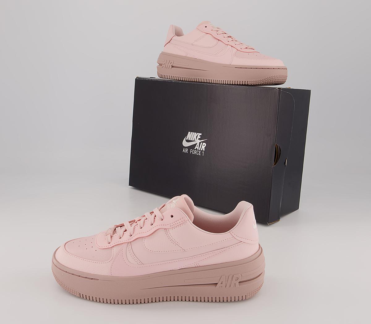 Nike Air Force 1 PLT.AF.ORM Trainers Nike Air Force 1 PLT.AF.ORM Trainers Atmosphere Phantom Pink Oxford