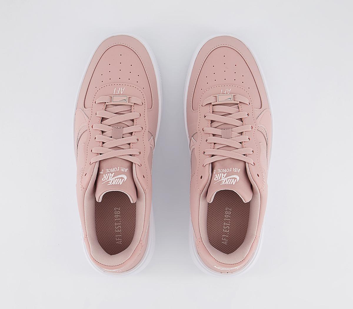 Nike Air Force 1 PLT.AF.ORM Trainers Nike Air Force 1 PLT.AF.ORM Trainers Pink Oxford Lt Soft Pink White