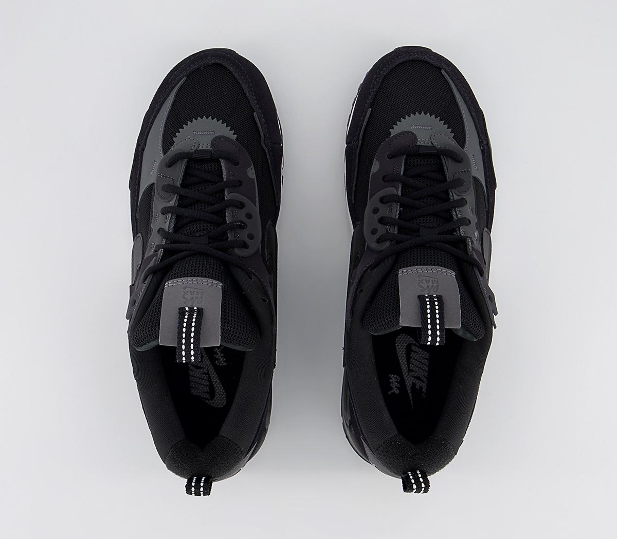 NikeAir Max 90 Futura TrainersBlack Black Iron Grey Oil Grey