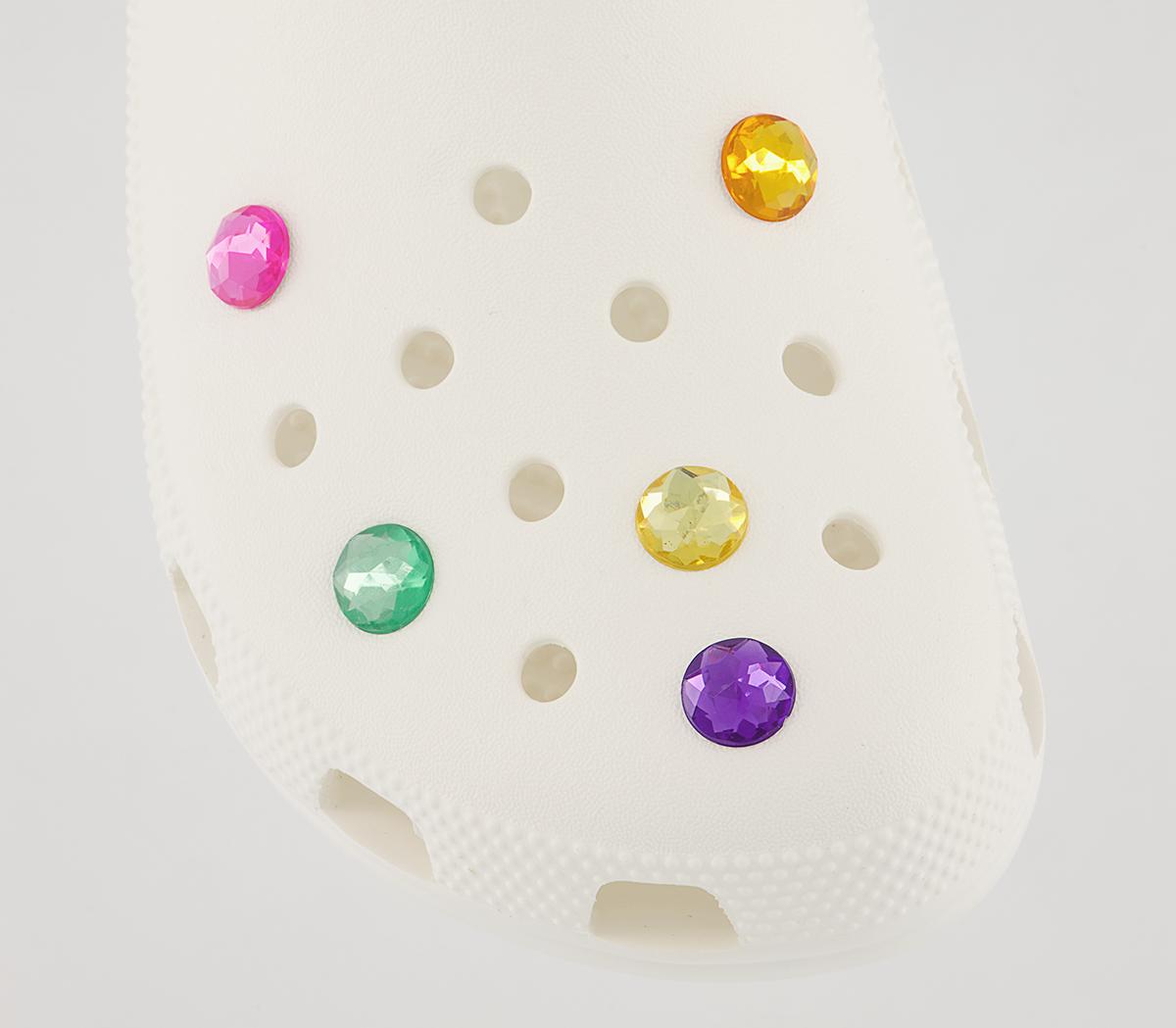 Crocs Pastel Gem 5 Pack Jibbitz Crocs Pastel Gem 5 Pack Jibbitz Multi