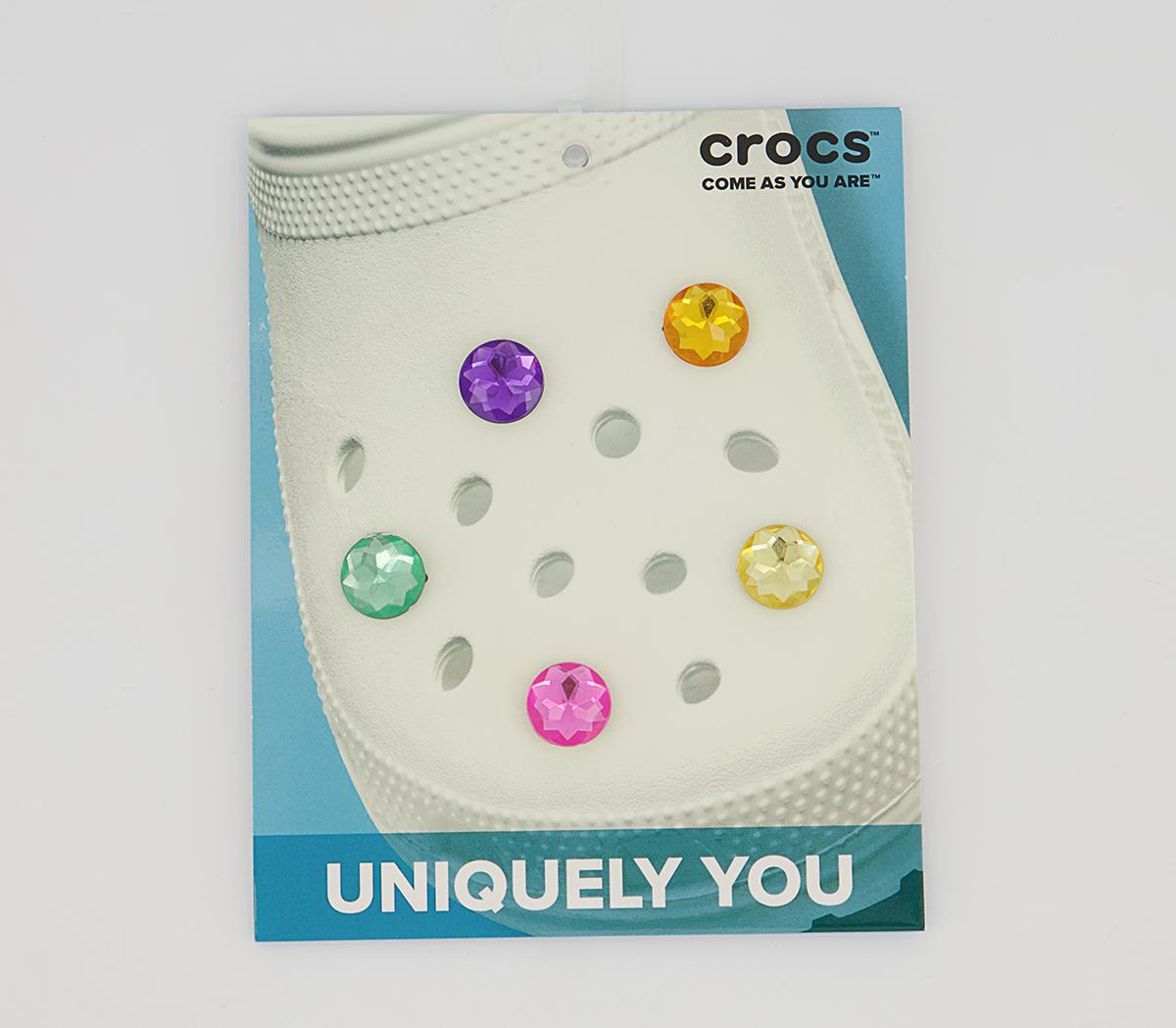 Crocs Pastel Gem 5 Pack Jibbitz Crocs Pastel Gem 5 Pack Jibbitz Multi