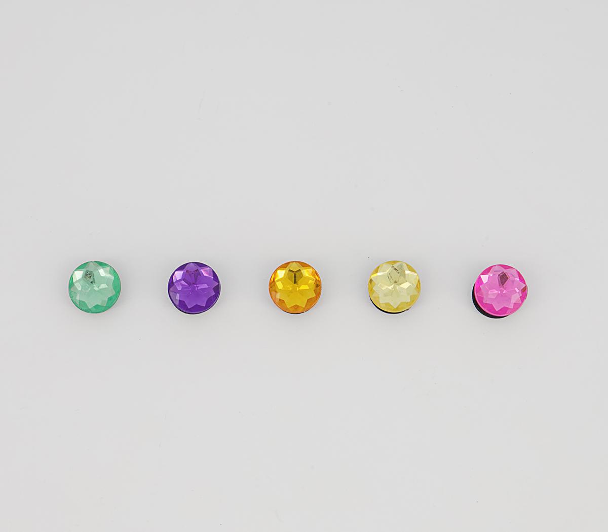 Crocs Pastel Gem 5 Pack Jibbitz Crocs Pastel Gem 5 Pack Jibbitz Multi