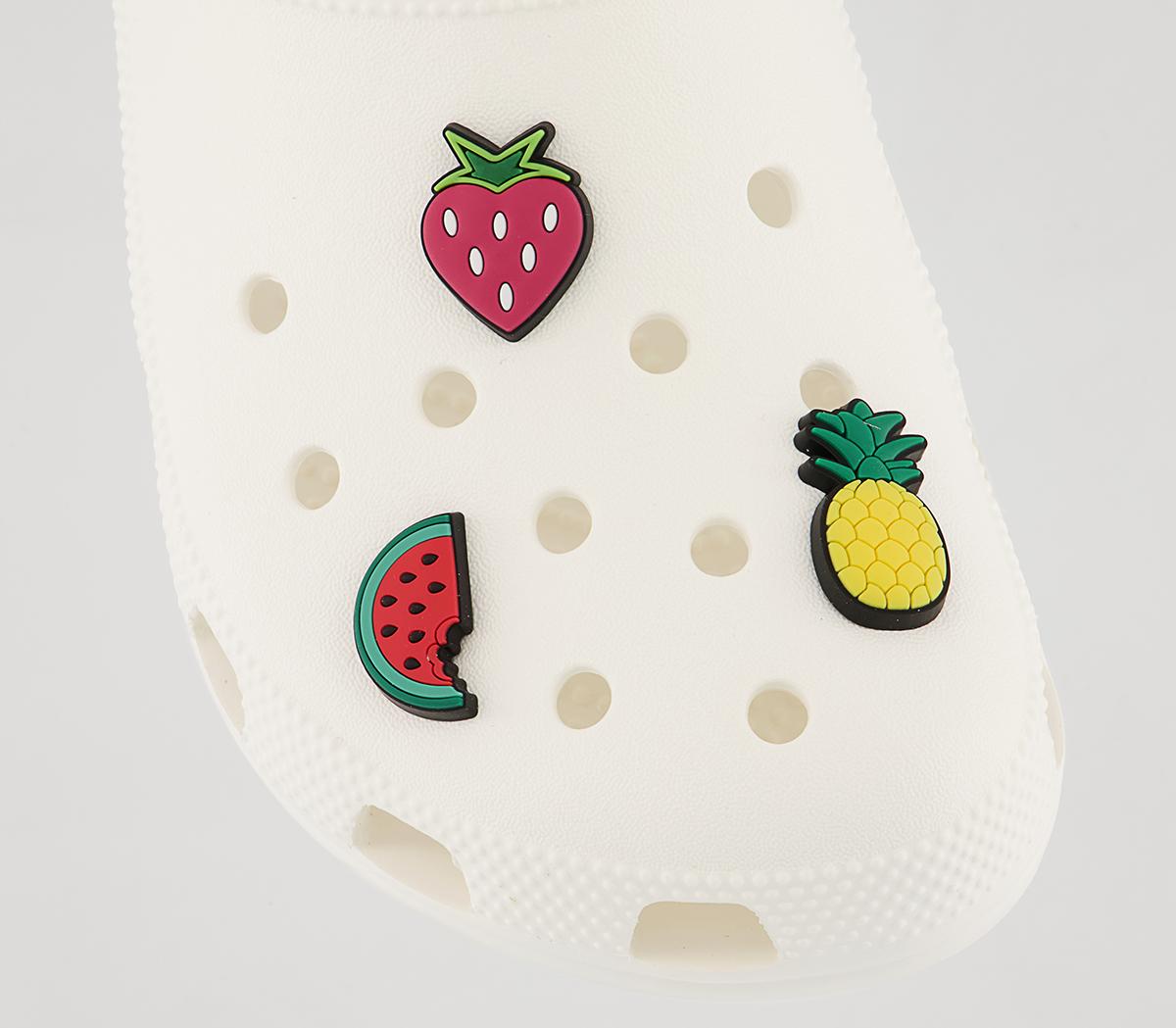 Crocs Fruit 3 Pack Jibbitz Crocs Fruit 3 Pack Jibbitz Multi