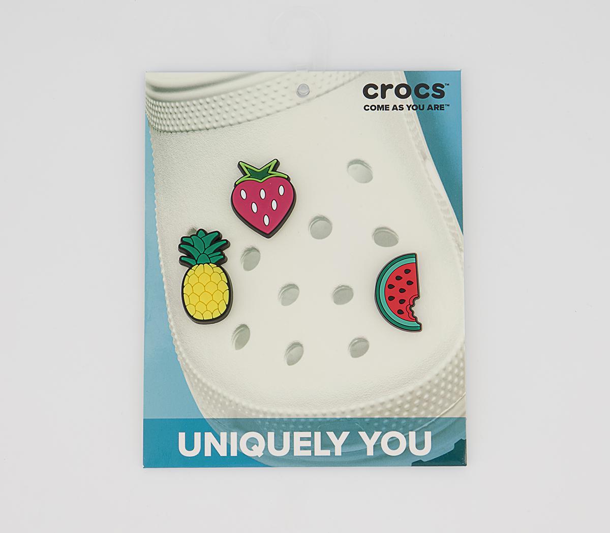 Crocs Fruit 3 Pack Jibbitz Crocs Fruit 3 Pack Jibbitz Multi