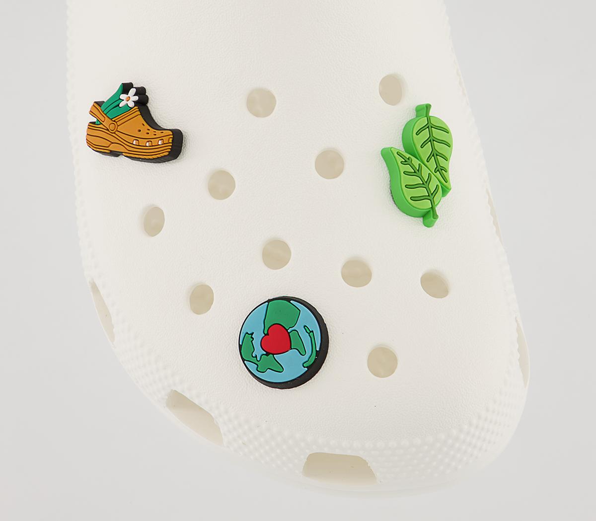 Crocs Happiest Nature 3 Pack Jibbitz Crocs Happiest Nature 3 Pack Jibbitz Multi