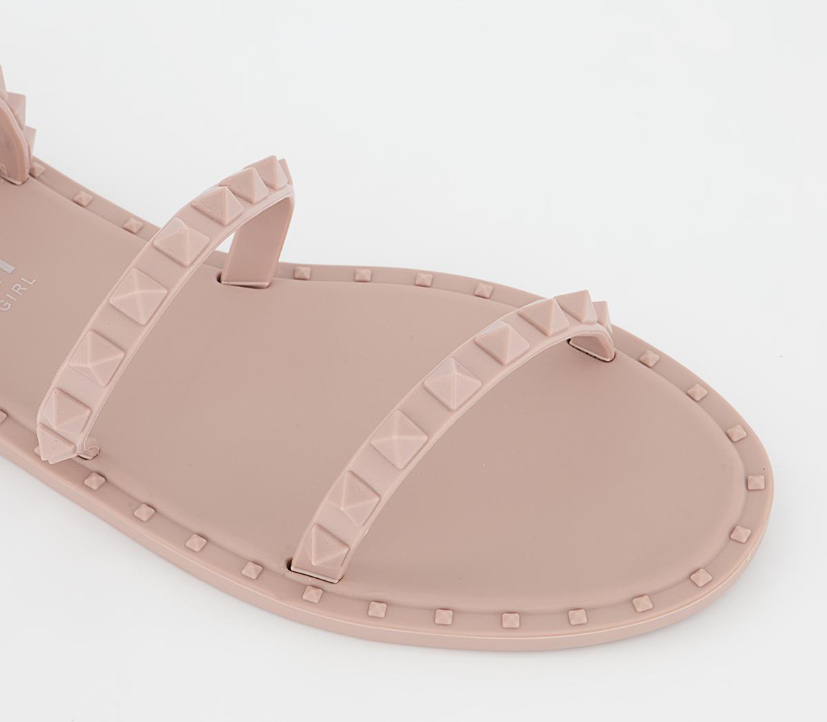 Office Skills Studded Jelly Sandals Office Skills Studded Jelly Sandals Pink