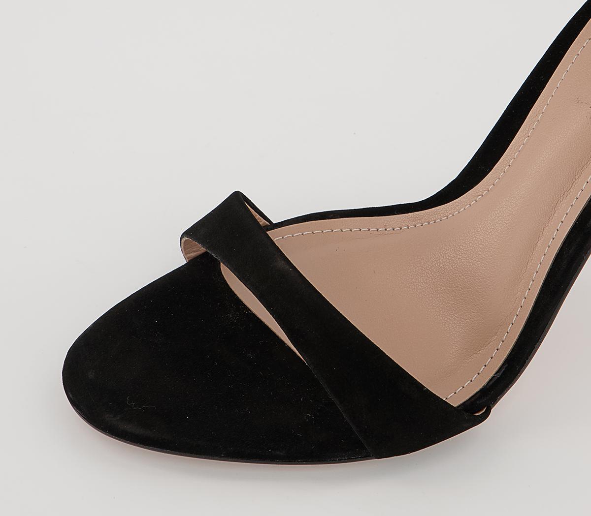 Office Halana Ankle Strap Stiletto Heels Office Halana Ankle Strap Stiletto Heels Black Nubuck