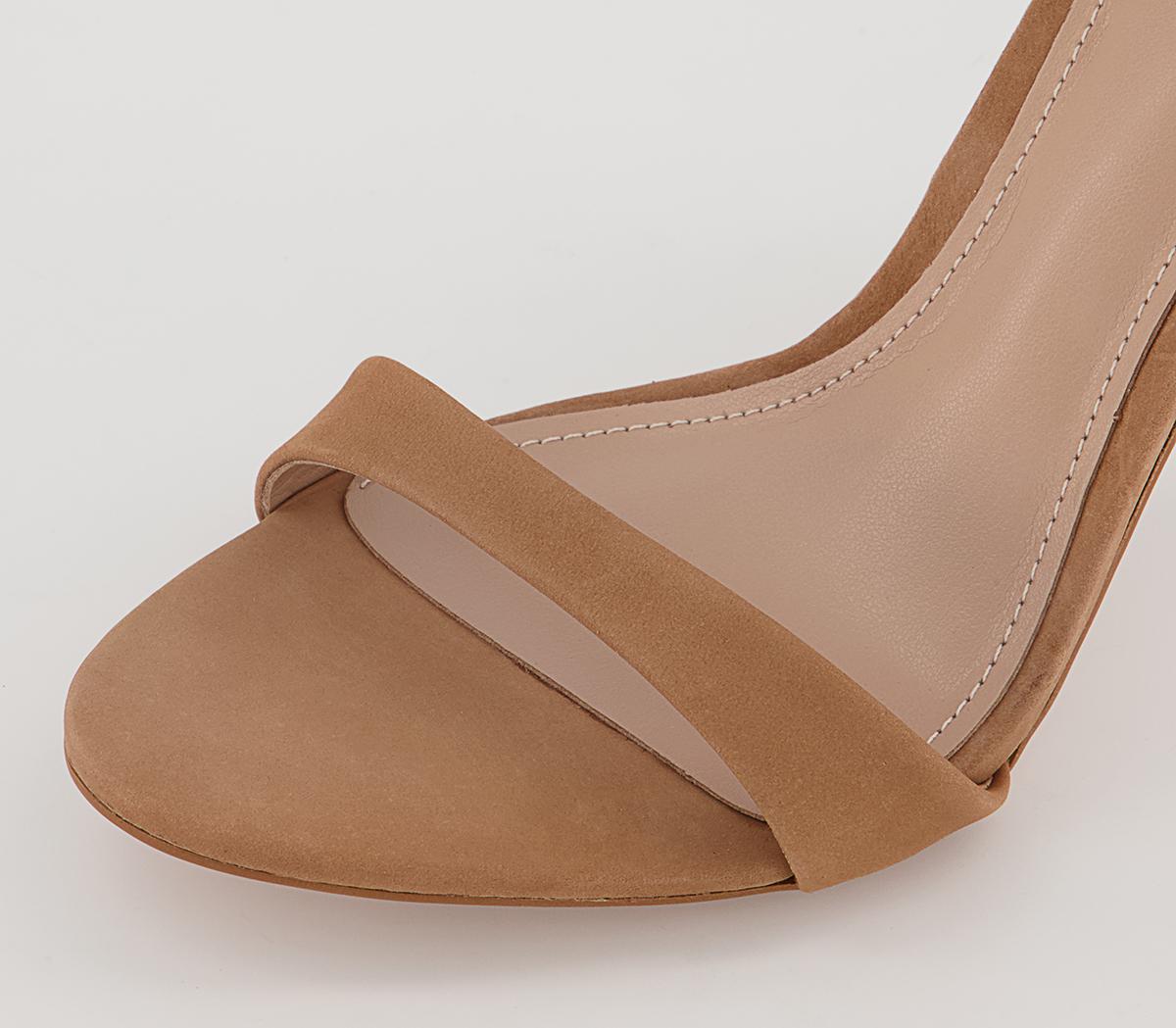 Office Halana Ankle Strap Stiletto Heels Office Halana Ankle Strap Stiletto Heels Camel Nubuck