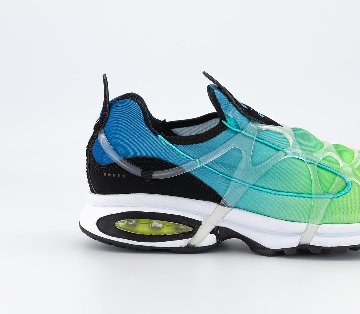 Nike Air Kukini Trainers Nike Air Kukini Trainers White Black Lemon Venom Aurora Green Black
