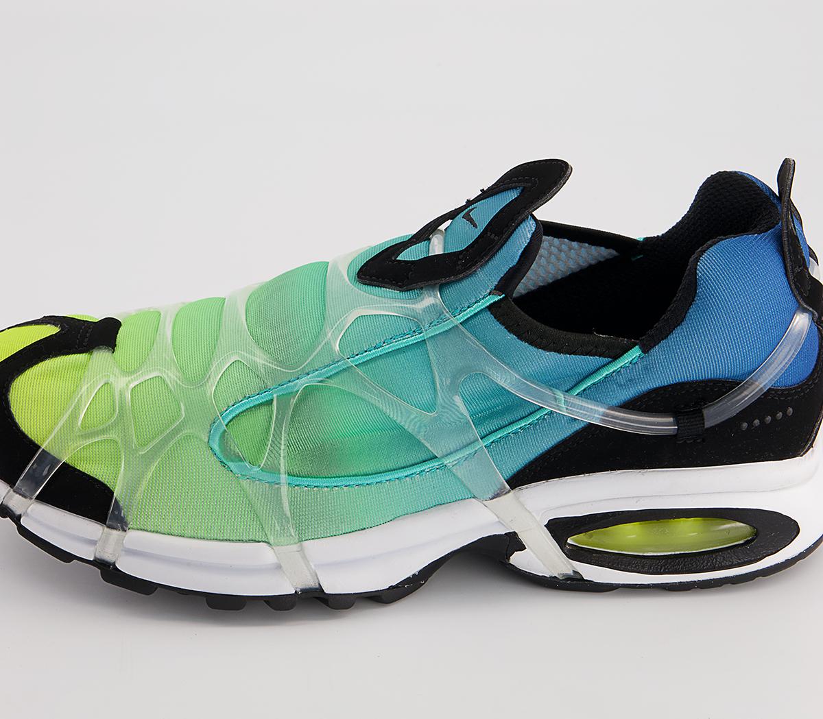 Nike Air Kukini Trainers Nike Air Kukini Trainers White Black Lemon Venom Aurora Green Black