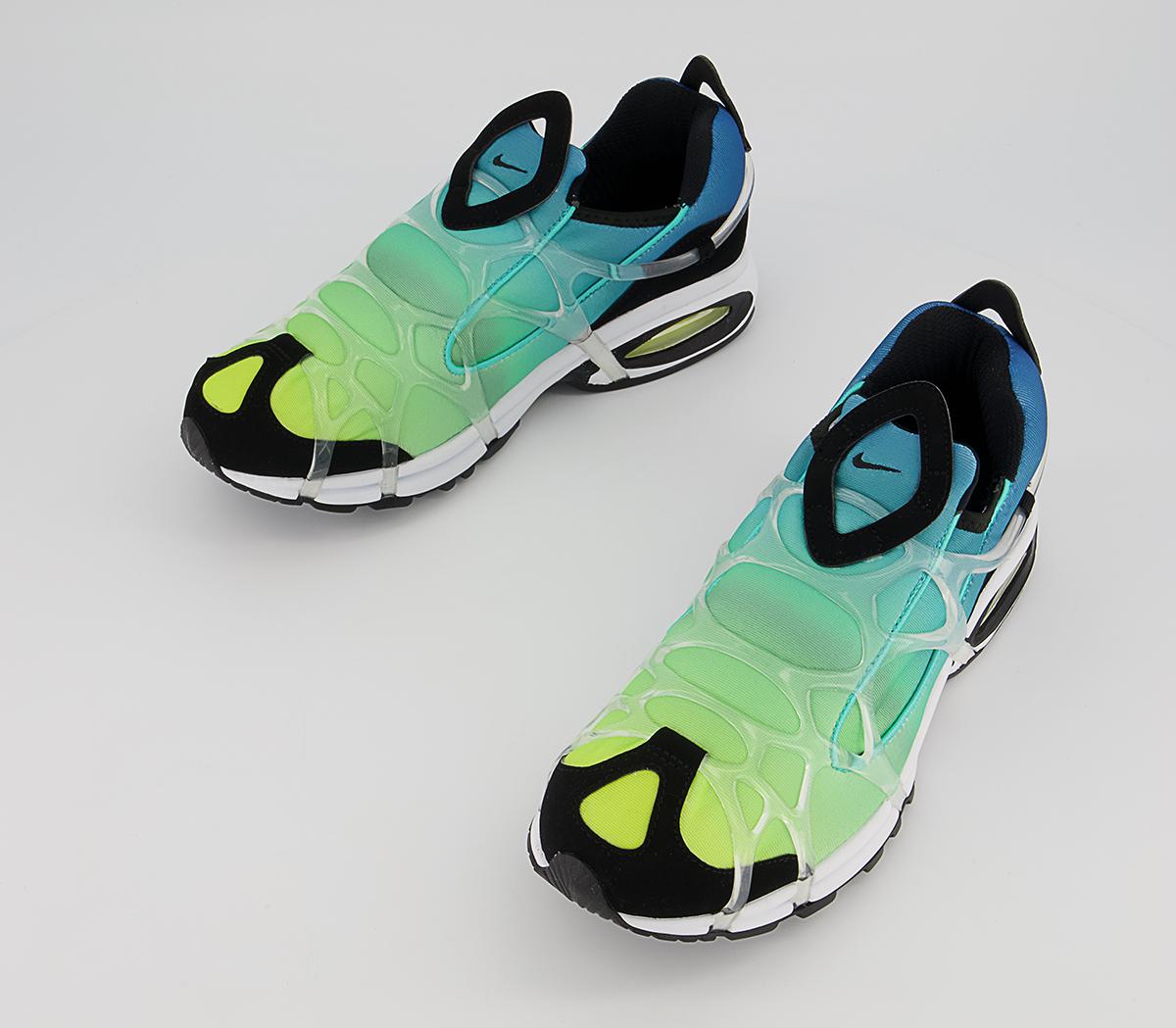 Nike Air Kukini Trainers Nike Air Kukini Trainers White Black Lemon Venom Aurora Green Black