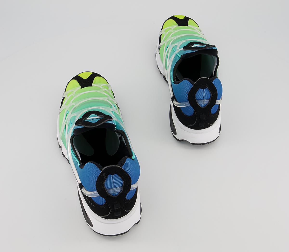 Nike Air Kukini Trainers Nike Air Kukini Trainers White Black Lemon Venom Aurora Green Black