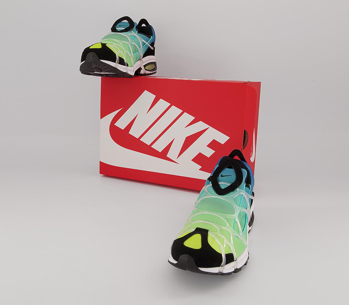 Nike Air Kukini Trainers Nike Air Kukini Trainers White Black Lemon Venom Aurora Green Black