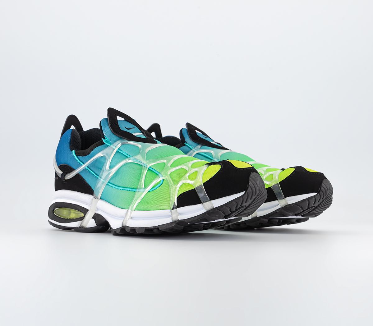 Nike Air Kukini Trainers Nike Air Kukini Trainers White Black Lemon Venom Aurora Green Black