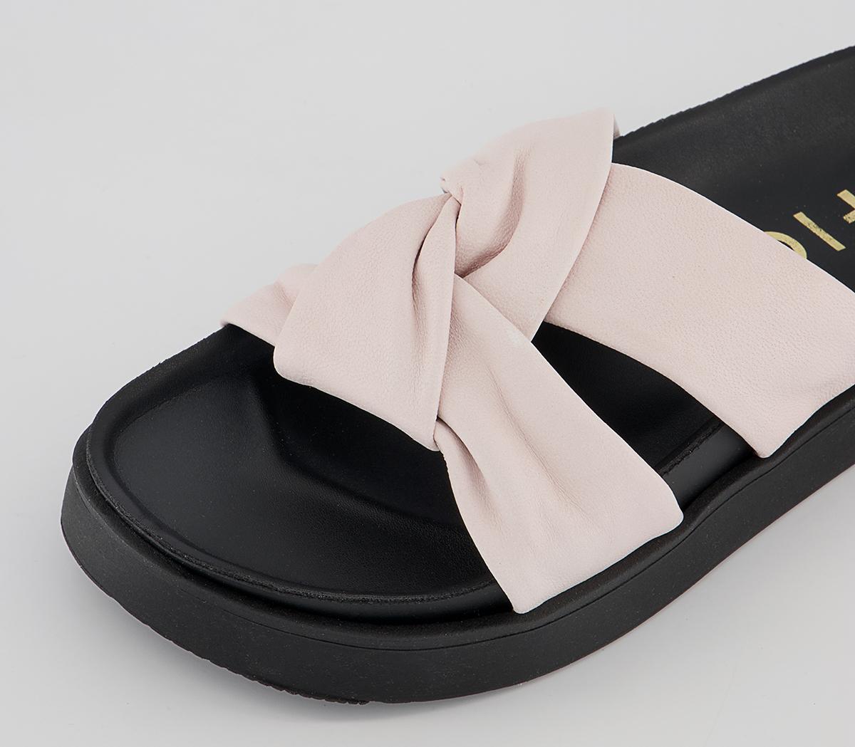 Office Sinner Twisted Suede Footbeds Office Sinner Twisted Suede Footbeds Off White Leather