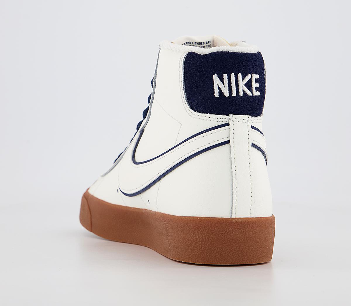NikeBlazer Mid '77 TrainersVarsity Sail Midnight Navy Gum Brown Navy