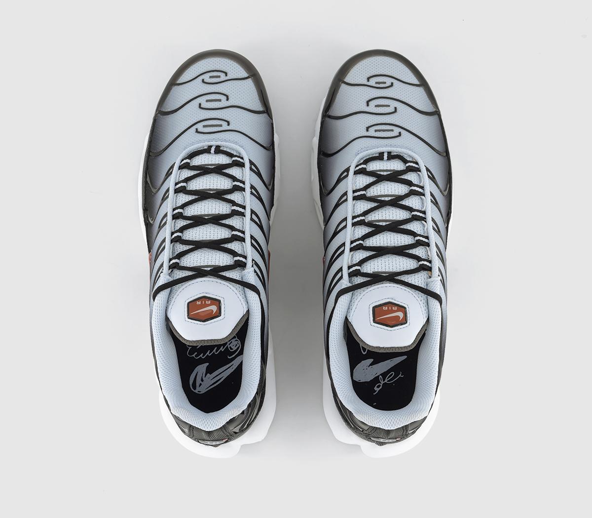 NikeAir Max Plus TrainersBlack Rugged Orange Blue Tint Iron Grey