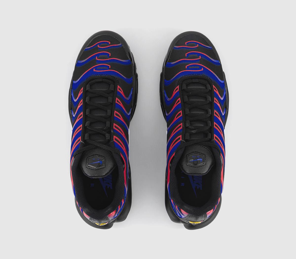 nike air max plus blue and red
