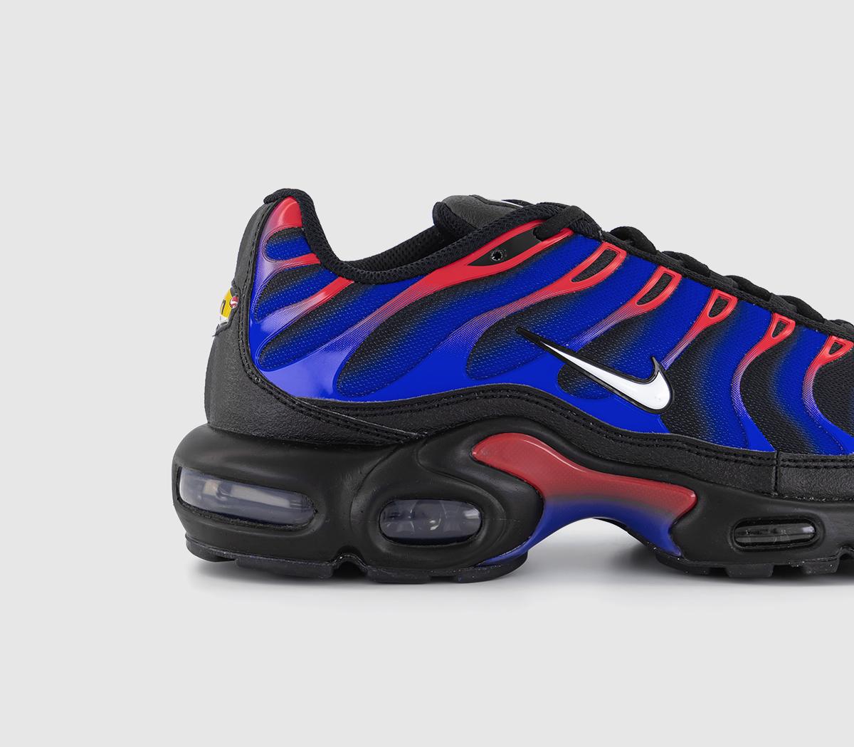 nike air max plus black racer blue