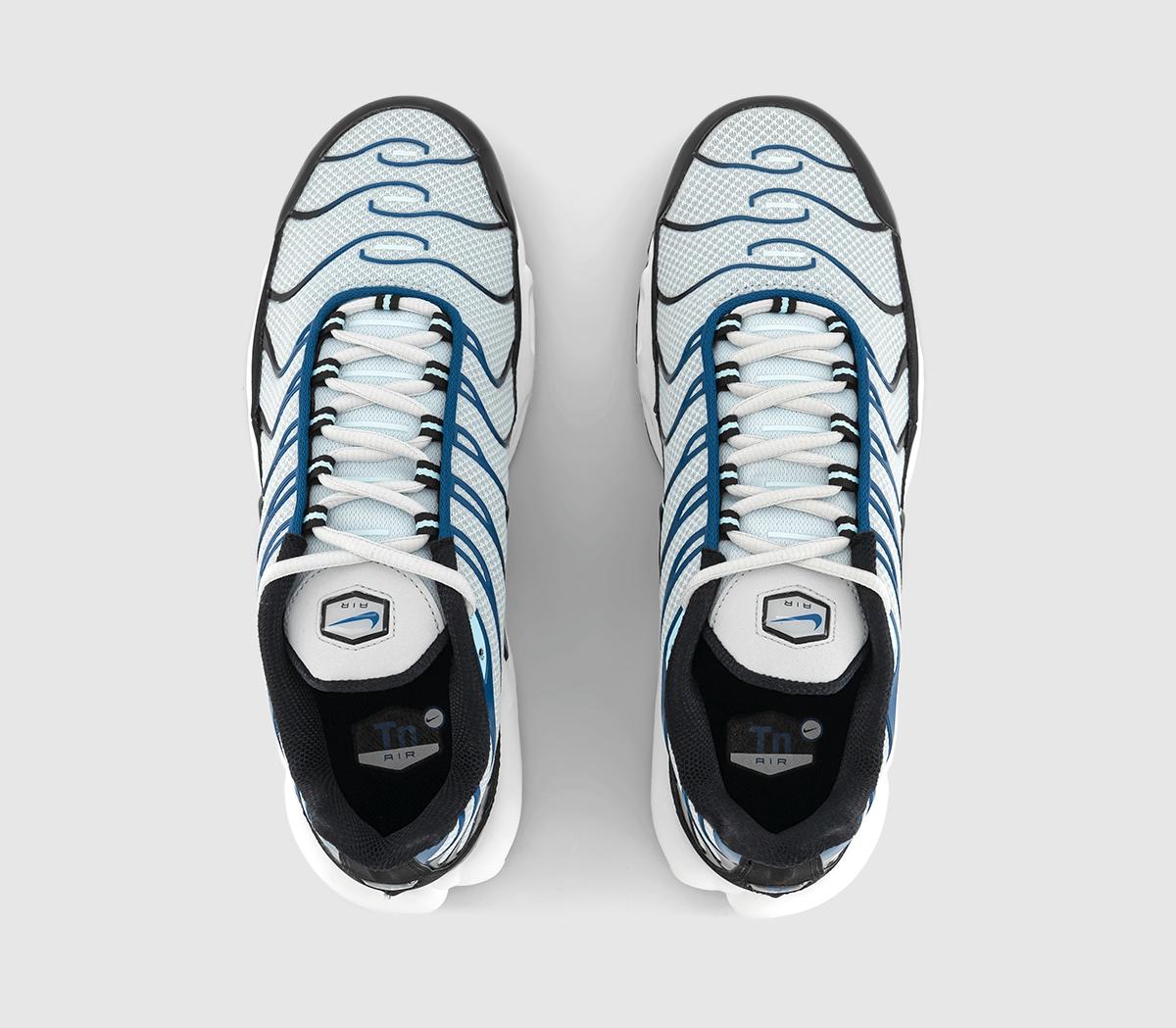 nike tn platinum black