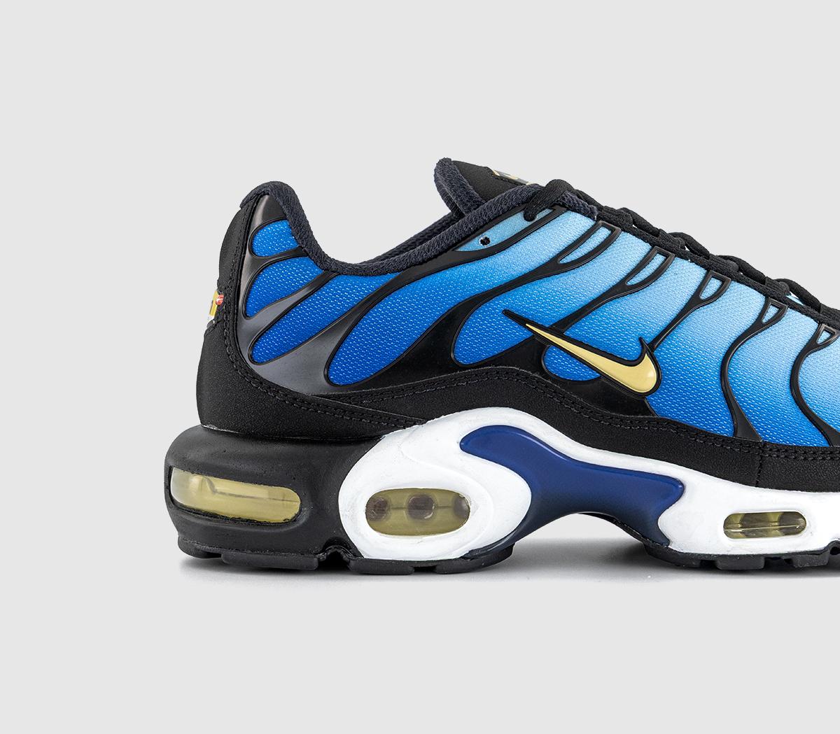 NikeAir Max Plus TrainersBlack Chamois Sky Blue Hyper Blue