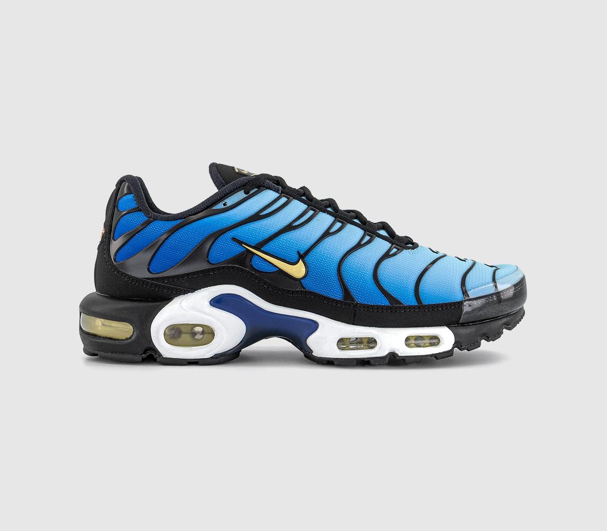 NikeAir Max Plus TrainersBlack Chamois Sky Blue Hyper Blue