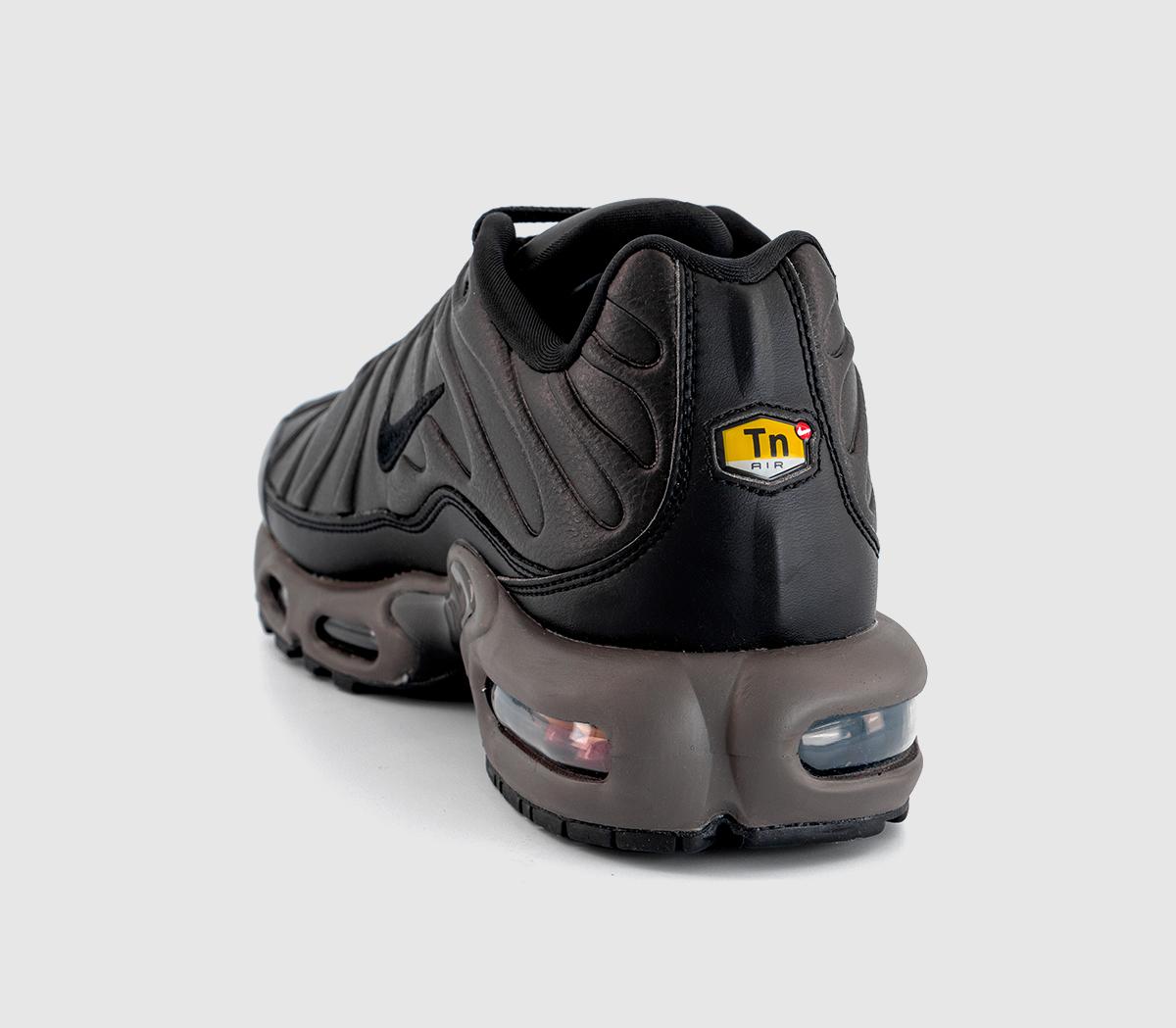 NikeAir Max Plus TrainersBlack Tea Black Petra Brown Olive Grey Mtlc Silver