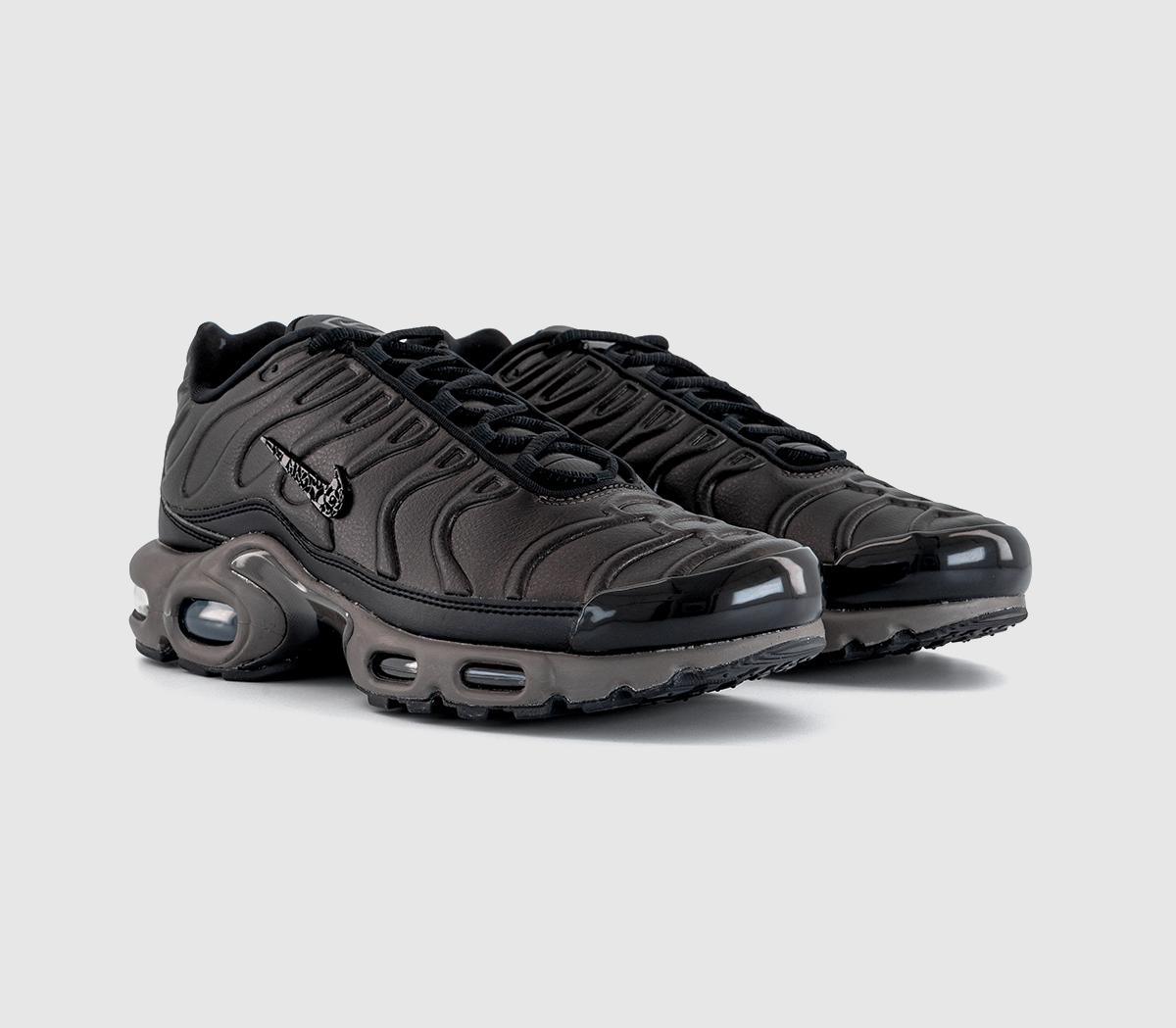 NikeAir Max Plus TrainersBlack Tea Black Petra Brown Olive Grey Mtlc Silver