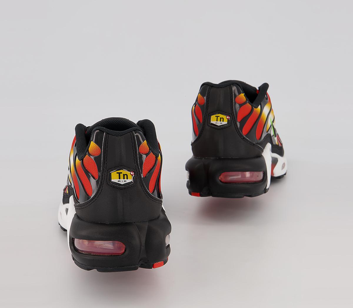 Nike Air Max Plus Trainers Nike Air Max Plus Trainers Team Orange Black Volt University Gold