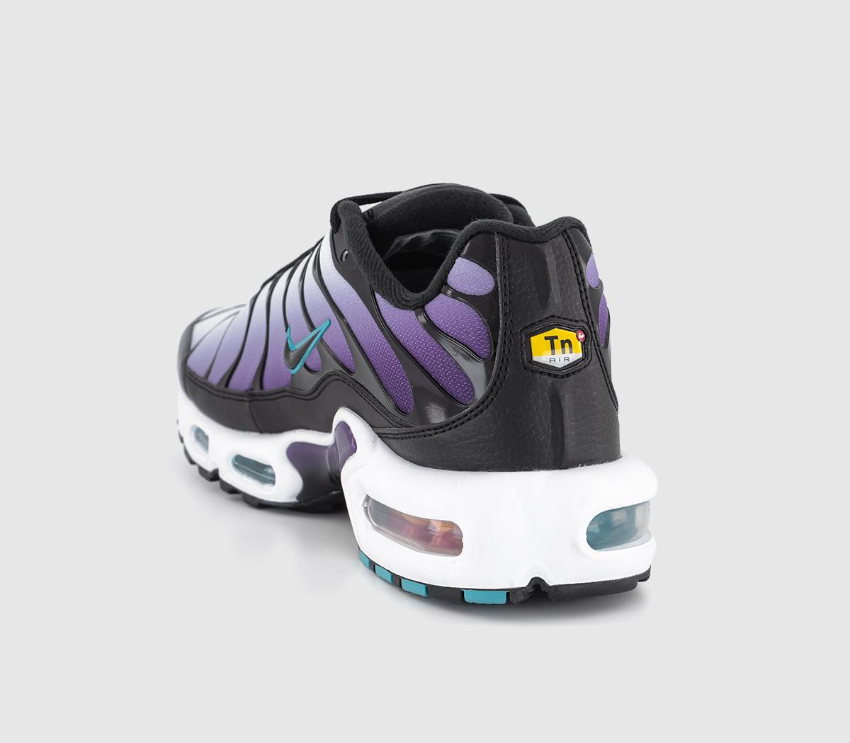 purple and teal air max