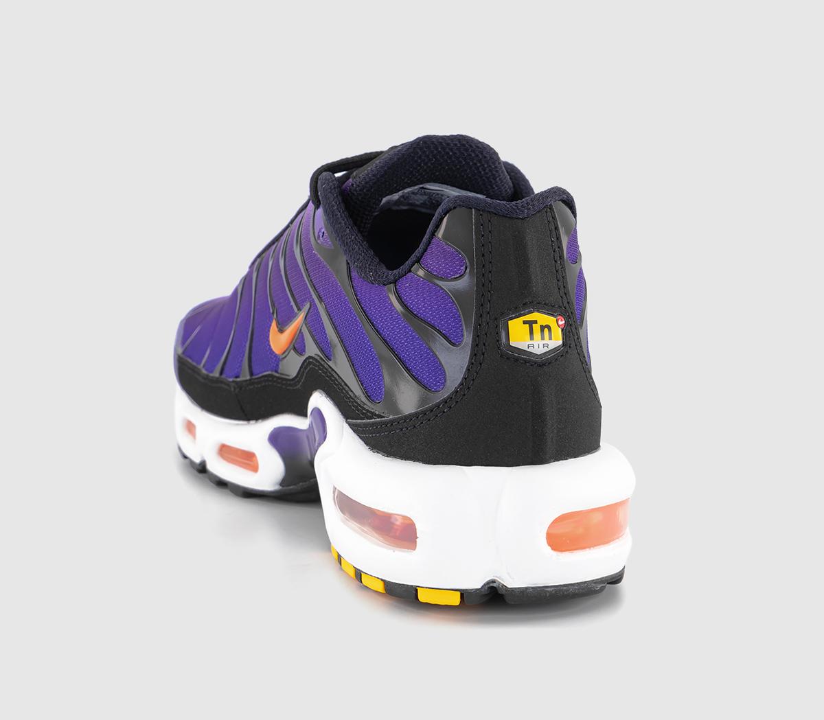 Nike Air Max Plus Trainers Voltage Purple Total Orange - Men's