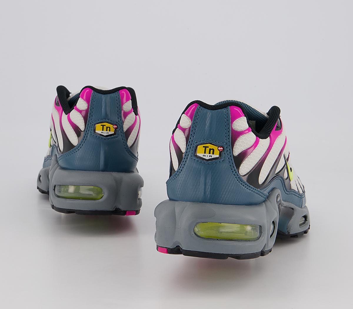 Nike Air Max Plus Trainers Light Bone Yellow Pulse Ash Green