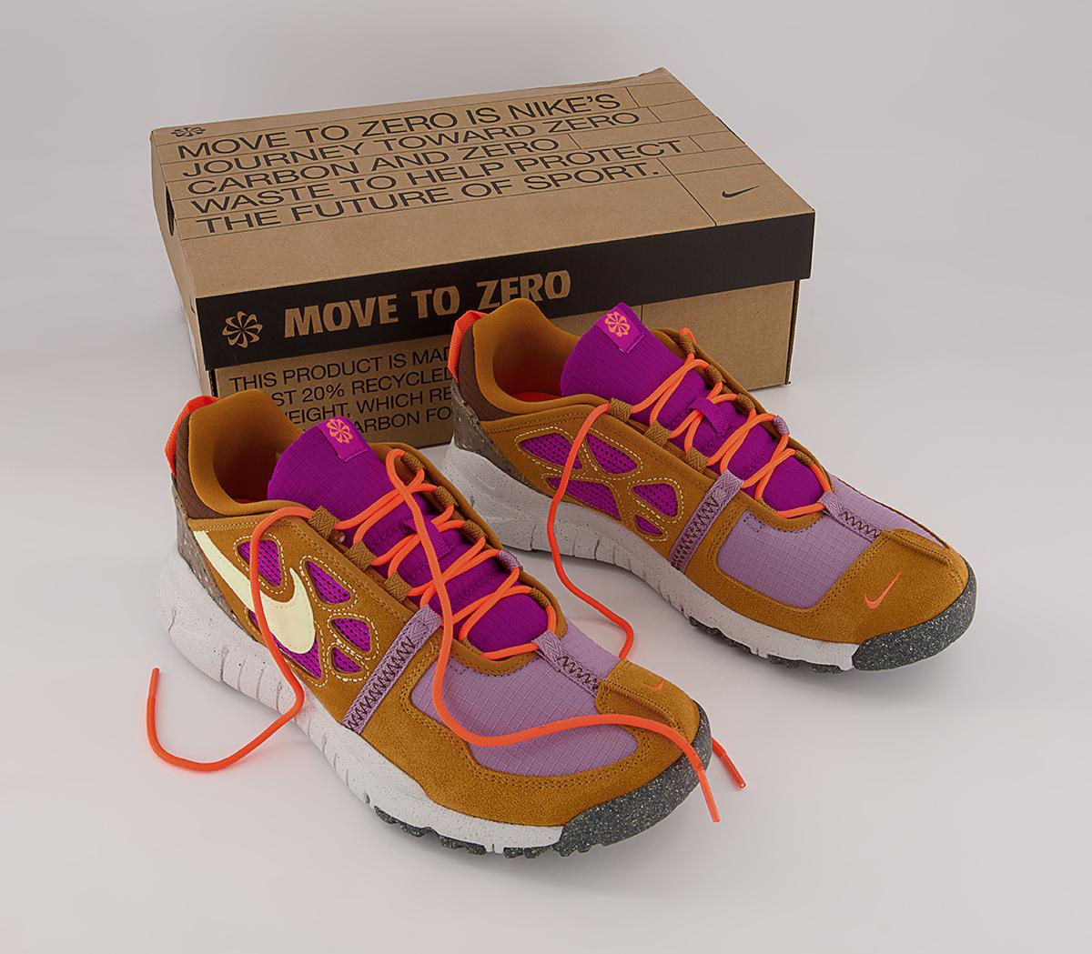 Nike Free Terra Vista Trainers Nike Free Terra Vista Trainers Desert Ochre Citron Tint Cocao Wow Amethyst Wave