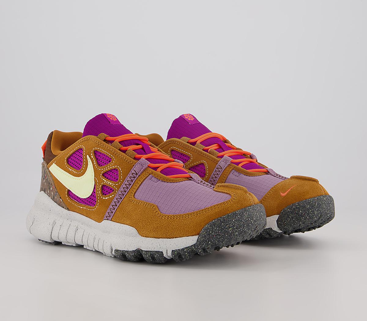 Nike Free Terra Vista Trainers Nike Free Terra Vista Trainers Desert Ochre Citron Tint Cocao Wow Amethyst Wave