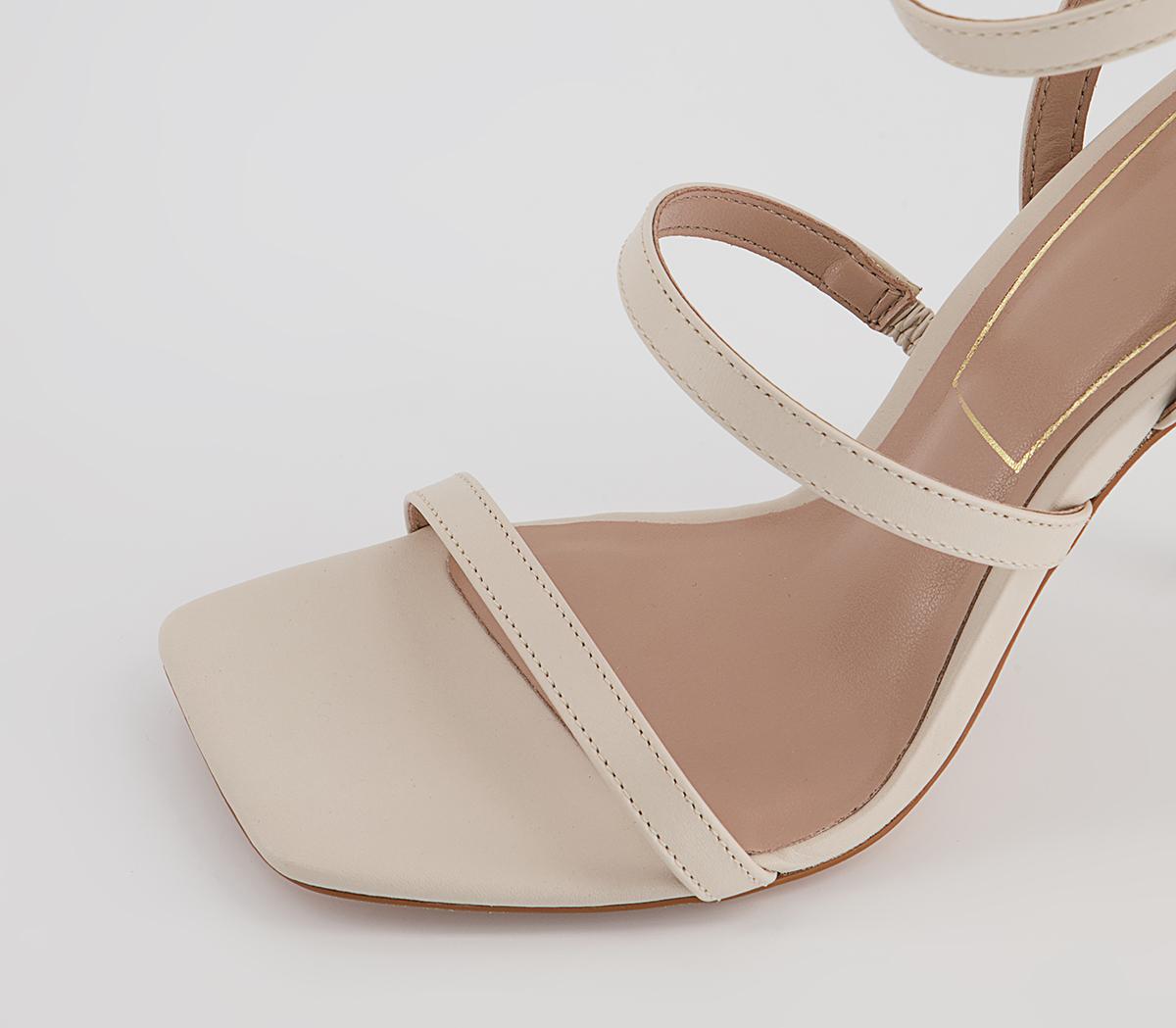 OFFICEHummingbird - Three Strap SandalsOff White Leather